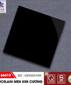Gạch lát nền caro đen trắng 60×60 CMC KC 66010
