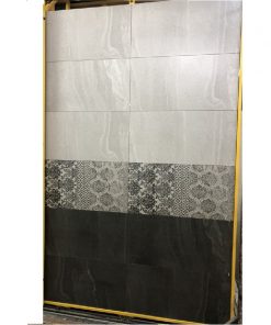 Gạch nhập khẩu Ấn Độ 40x80cm ghi xám HM077