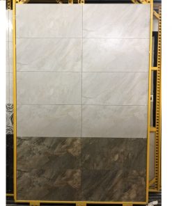 Gạch nhập khẩu Ấn Độ 40x80cm vân đá nâu đậm HM081