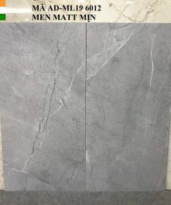 Gạch nhập khẩu Ấn Độ 60x120cm vân đá ghi HM196012