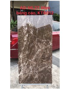 Gạch nhập khẩu Ấn Độ 60x120cm vân đá nâu HM27