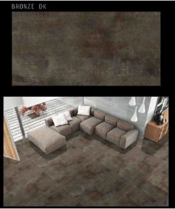 Gạch nhập khẩu Ấn Độ 60x120cm xi măng loang vàng Brown DK