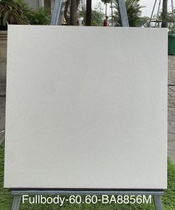 Gạch nhập khẩu Ấn Độ 60x60cm trắng chấm bi nhỏ BA8856M