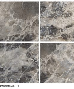 Gạch nhập khẩu Ấn Độ 80x80cm vân đá xám nâu HM132