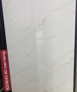 Gạch nhập khẩu Trung Quốc 40×80 trắng khói HM8208