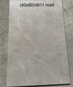 Gạch nhập khẩu Trung Quốc 40×80 vân đá xám nâu HM4811