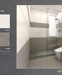 Gạch ốp lát 30×60 Tasa màu ghi đậm 5237-5238