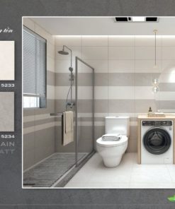 Gạch ốp lát 30×60 Tasa màu ghi sáng 5233-5234