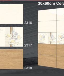Gạch ốp lát 30×60 Tasa màu vân gỗ vàng 2316-2317-2318
