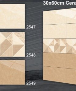Gạch ốp lát 30×60 Tasa vân đá màu vàng 2547-2548-2549