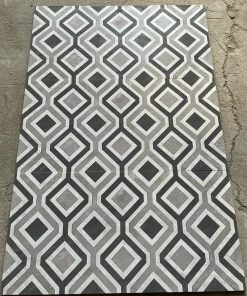 Gạch ốp lát 40x80cm Trung Quốc hình thoi đen trắng 8427C