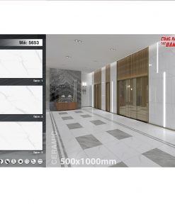 Gạch ốp lát 50×100 cm Tasa trắng khói 5653