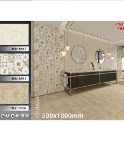 Gạch ốp lát 50×100 cm Tasas vân đá vàng 5657-5691-5658