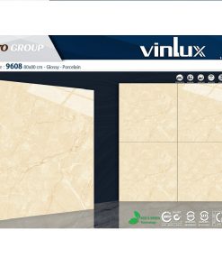 Gạch ốp lát 80×80 Vitto vân đá vàng 9608