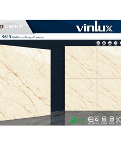Gạch ốp lát 80×80 Vitto vân đá vàng chớp 9613
