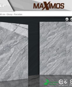 Gạch ốp lát 80x80cm Vitto vân đá ghi xanh 5869