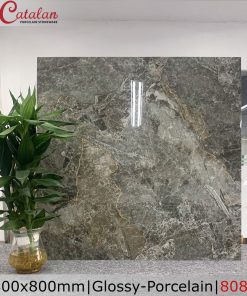 Gạch ốp lát  Catalan  vân đá ghi 8087