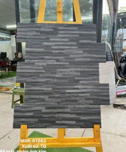 Gạch ốp tường 15×60 Trung Quốc ghi xám đen ánh kim 61562