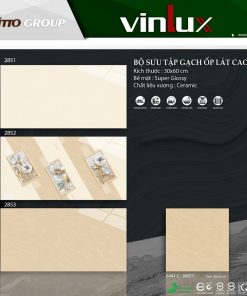 Gạch ốp tường 30×60 Vitto vân vàng 2851- 2852 -2853