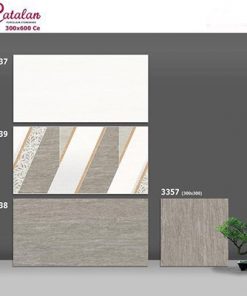 Gạch ốp tường Catalan 30×60 màu ghi 3637-3639-3638