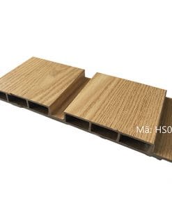 Gỗ nhựa ốp tường 2 sóng ngang Việt Ý HS05