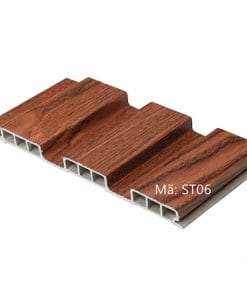 Gỗ nhựa ốp tường loại sóng to Việt Ý ST06