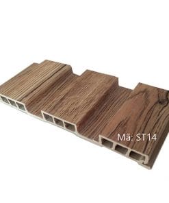 Gỗ nhựa ốp tường loại sóng to Việt Ý ST14