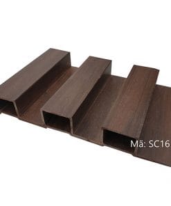 Gỗ nhựa ốp tường ngoài trời loại sóng cao Việt Ý SC16