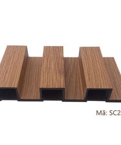 Gỗ nhựa ốp tường ngoài trời loại sóng cao Việt Ý SC23