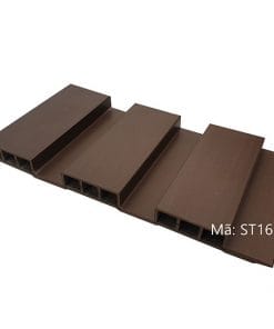 Gỗ nhựa ốp tường ngoài trời loại sóng to Việt Ý ST16
