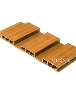 Gỗ nhựa ốp tường ngoài trời loại sóng to Việt Ý ST18