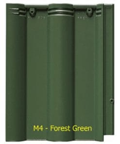 Ngói màu sóng Fuji M4 Forest Green