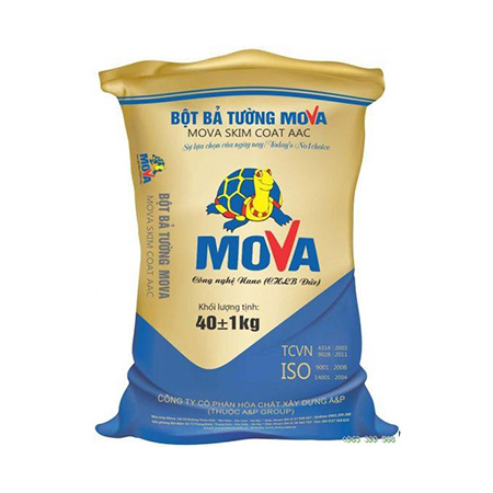 Bột bả tường gạch nhẹ MOVA SKIMCOAT AAC