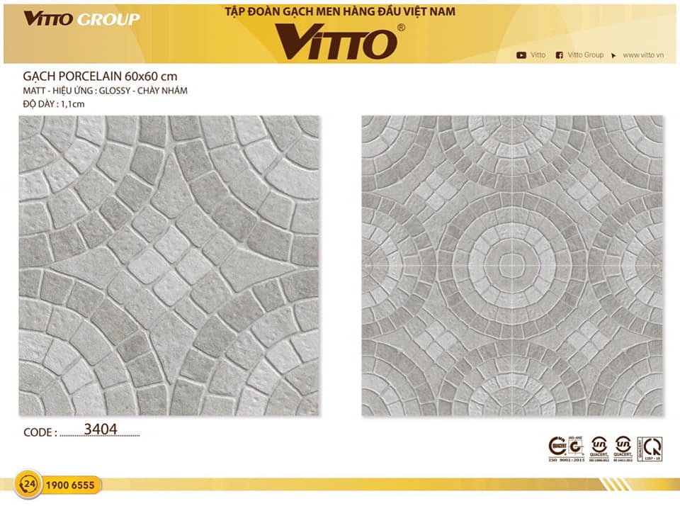 Gạch lát nền 60×60 Vitto 3404