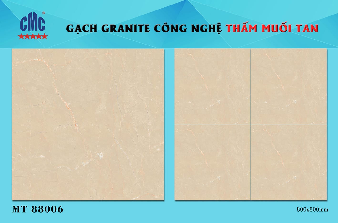 Gạch lát nền 80×80 CMC MT 88006