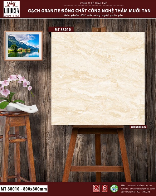 Gạch lát nền 80×80 CMC MT 88010