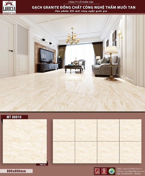 Gạch lát nền 80×80 CMC MT 88010