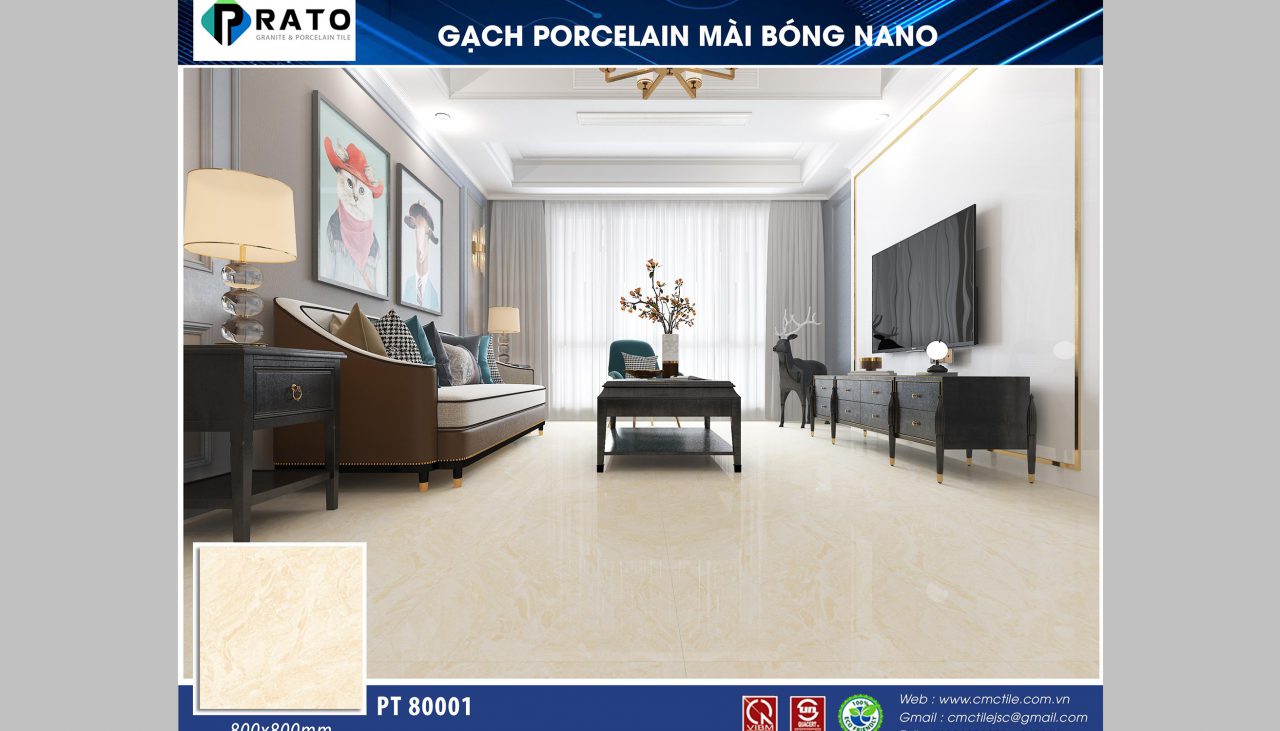 Gạch lát nền 80×80 CMC PT 80001