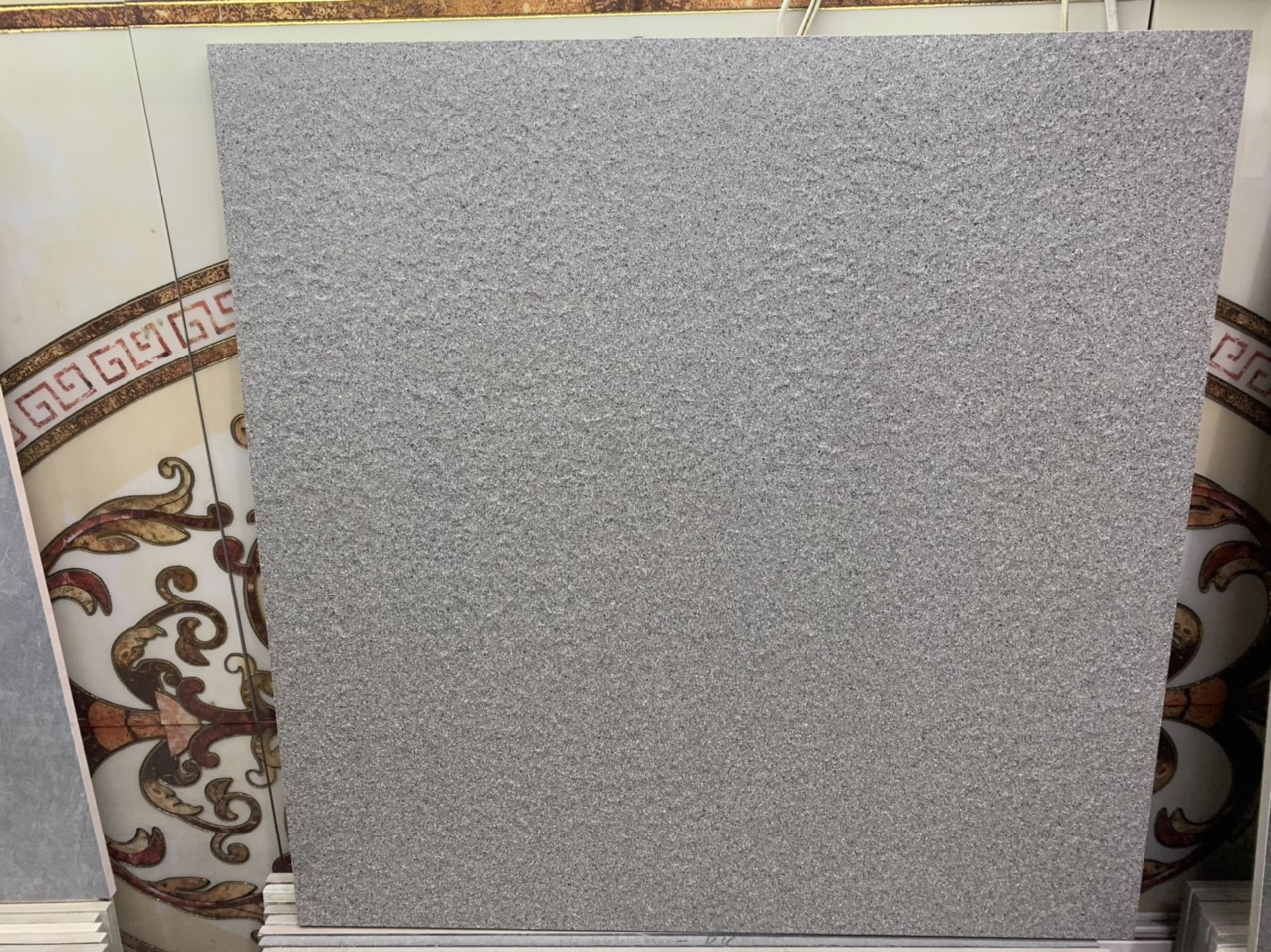 Gạch lát nền màu ghi sần 60×60 Hoàn mỹ 3340