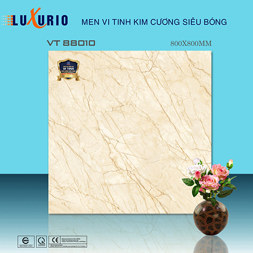 Gạch lát nền vi tinh 80×80 CMC VT 88010