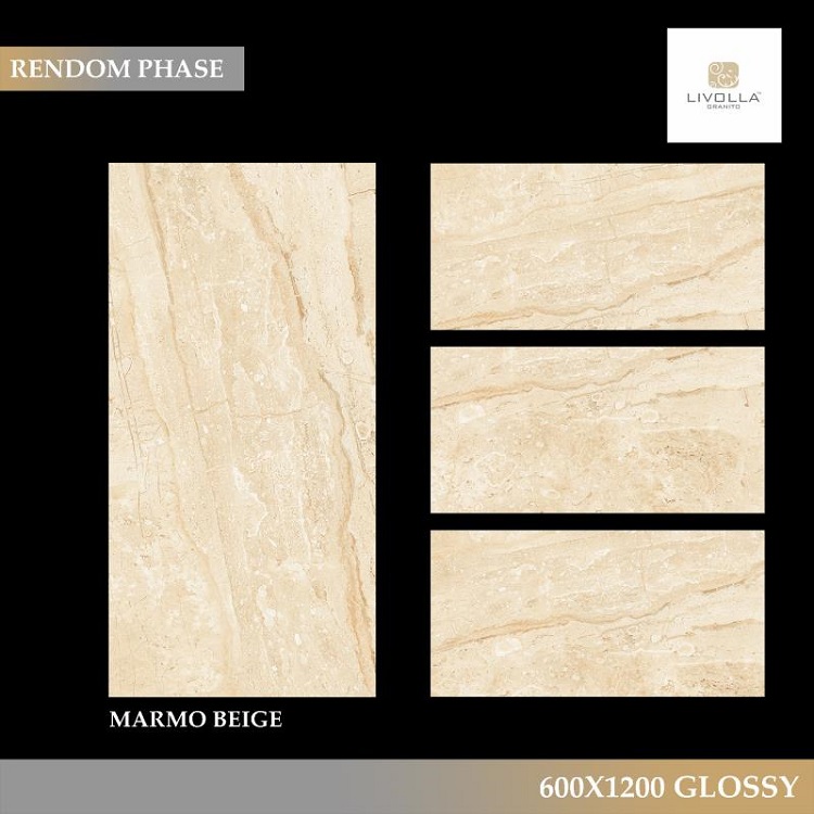 Gạch nhập khẩu Ấn Độ 60x120cm MARMO BEIGE