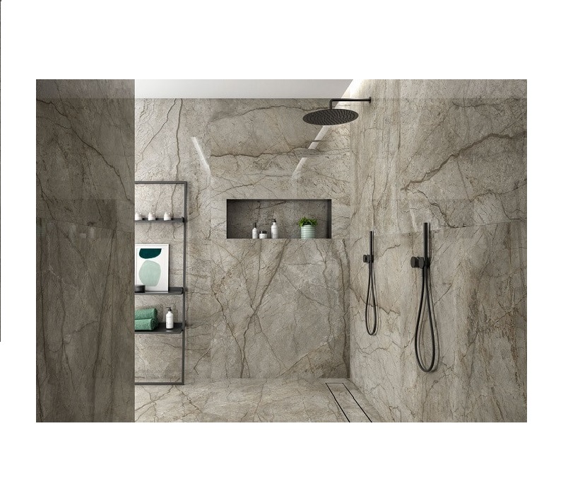 Gạch nhập khẩu Ấn Độ 60x120cm vân đá ghi nhạt HM78