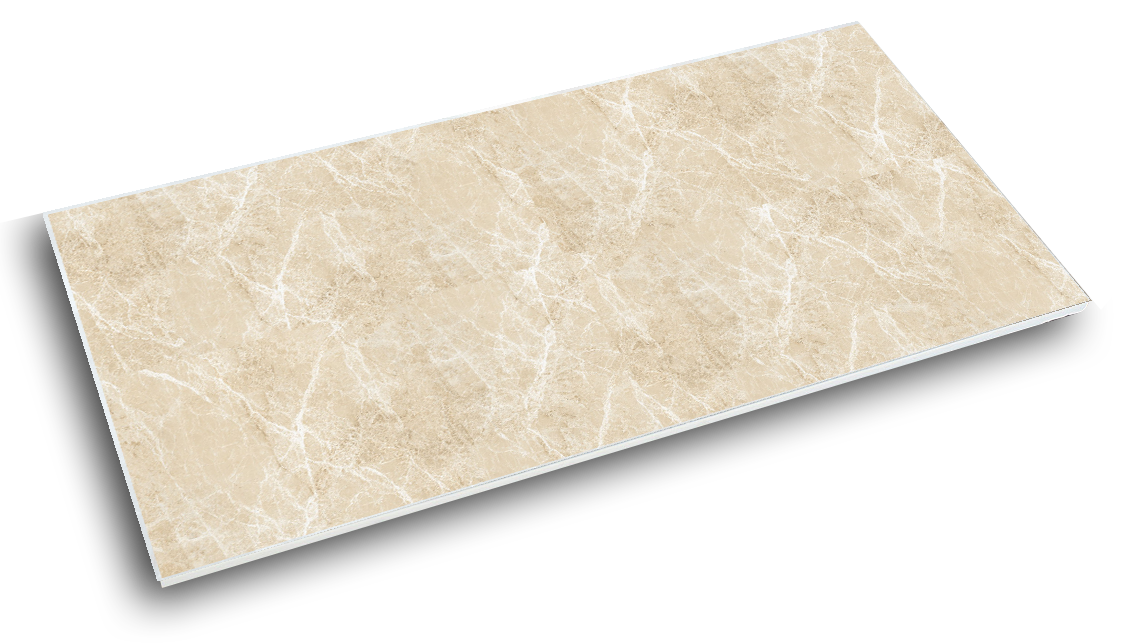 Gạch nhập khẩu Ấn Độ 60x120cm vân đá vàng Emperador Cream