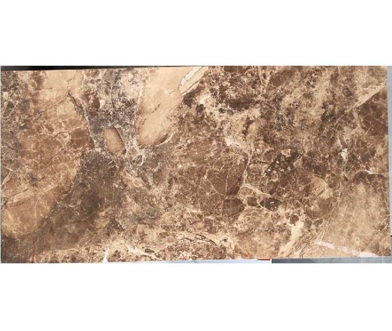 Gạch nhập khẩu Ấn Độ 60x120cm vân đá vàng nâu HM23