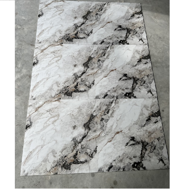 Gạch nhập khẩu Ấn Độ 60x120cm vân khói nâu vàng đen 12205