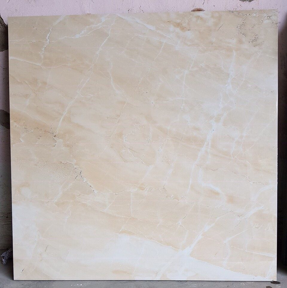 Gạch nhập khẩu Ấn Độ 60x60cm vân vàng BZ1121