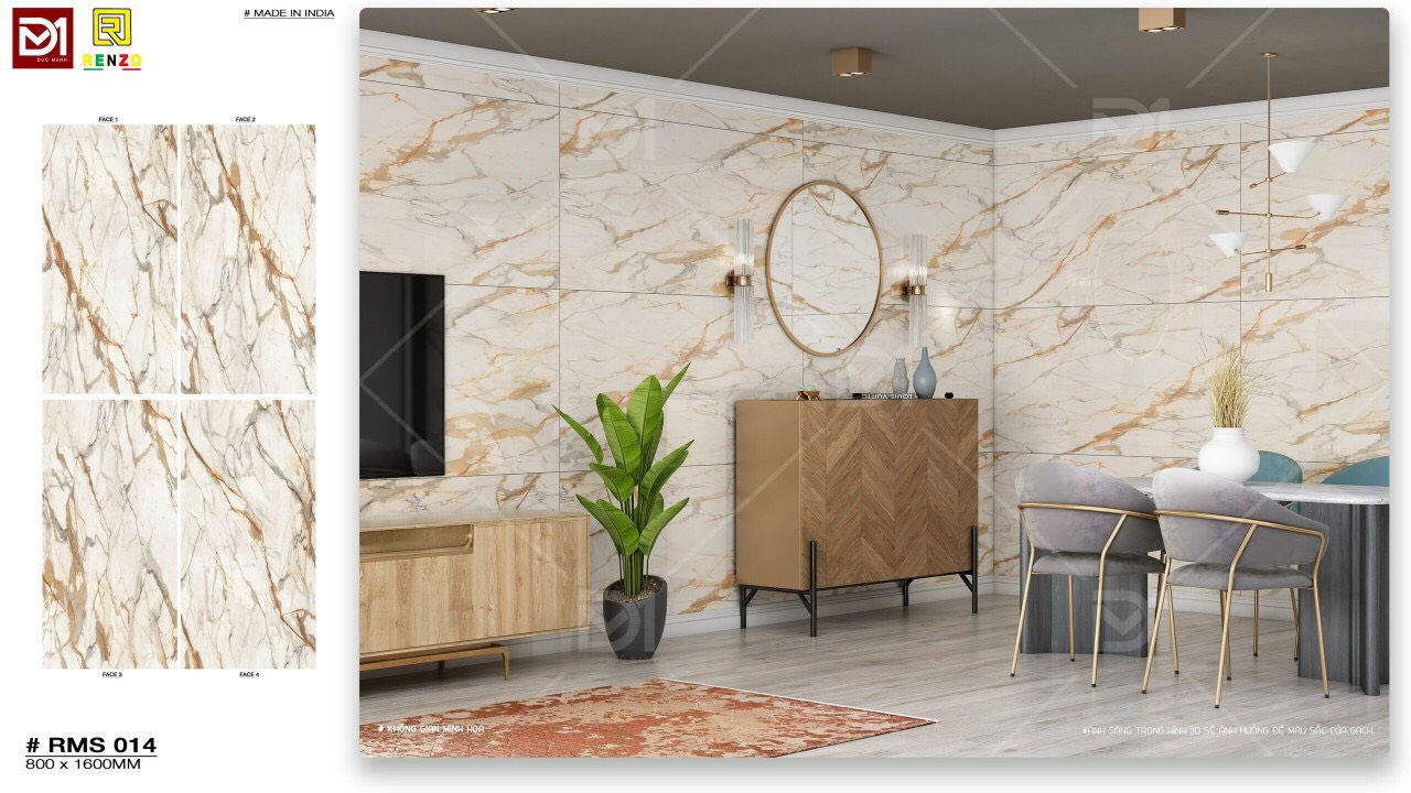 Gạch nhập khẩu Ấn Độ 80x160cm RMS 014