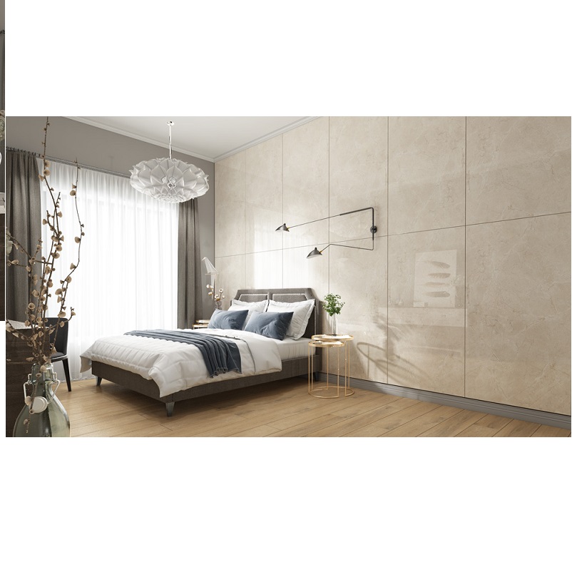 Gạch nhập khẩu Ấn Độ 80x160cm vân đá nâu Bianco Pearl