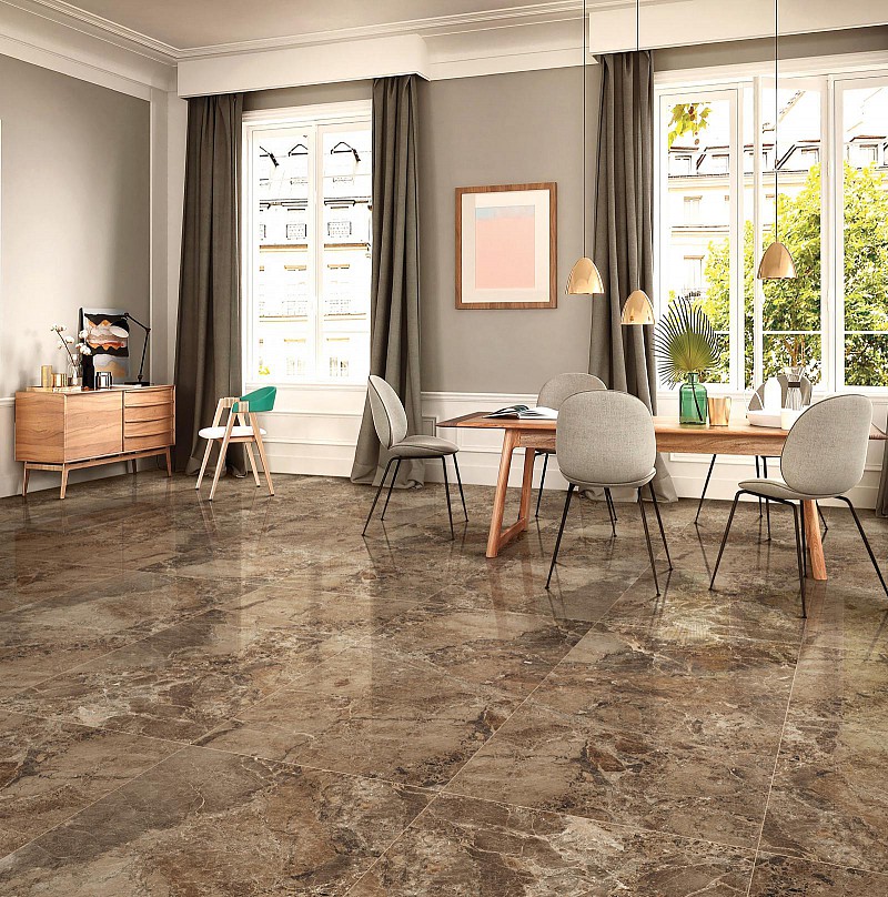 Gạch nhập khẩu Ấn Độ 80x80cm BRECCIA PARADISO