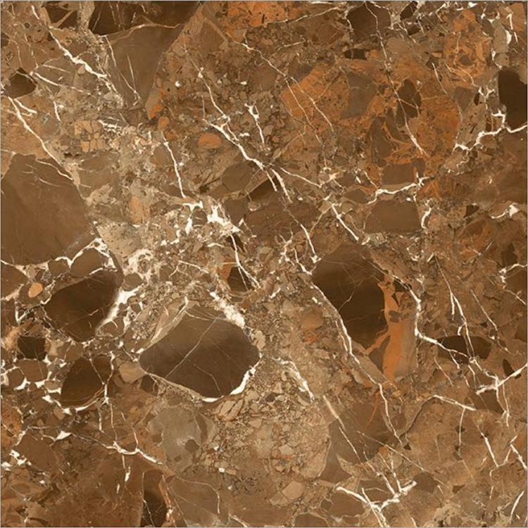 Gạch nhập khẩu Ấn Độ 80x80cm High Glossy ITALY STONE BRONZE